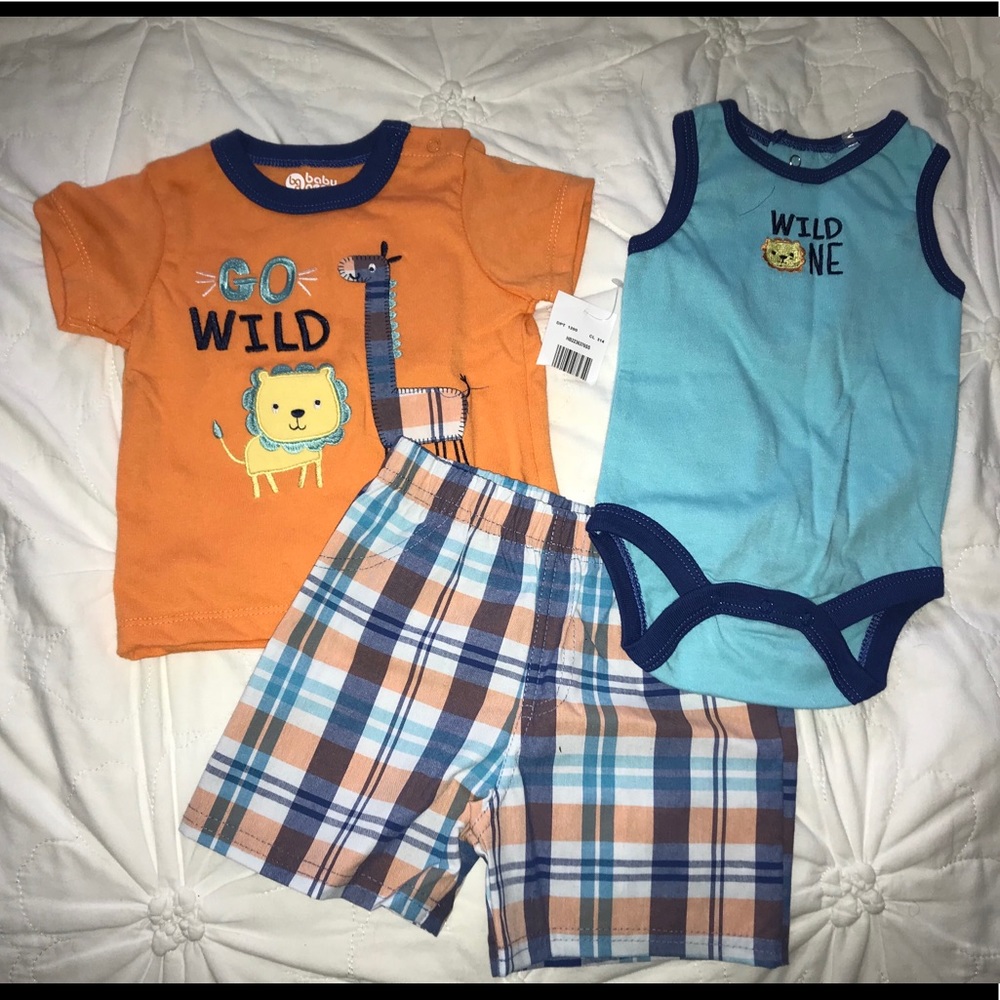 NWT baby boy summer outfit set